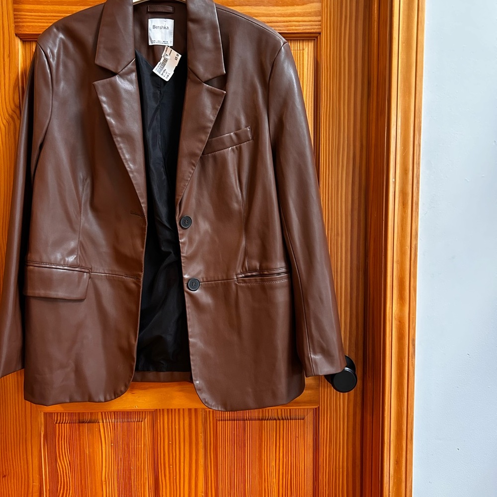 Bershka Chocolate Brown Blazer